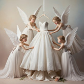 Dry cleaning of a wedding dress