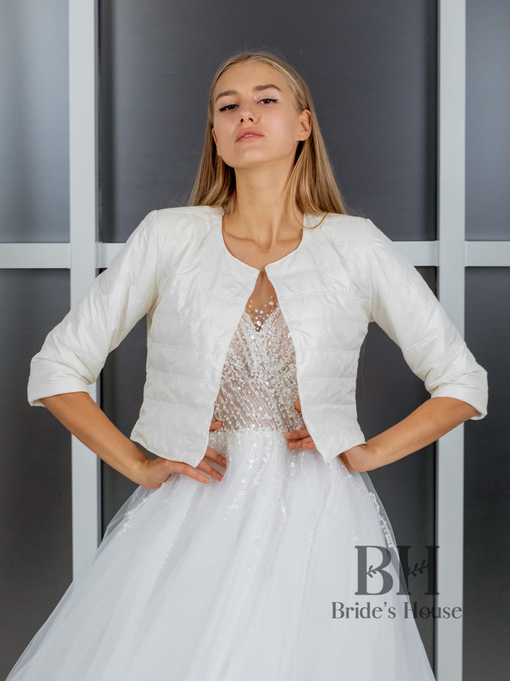 Wedding raincoat with buttons "Alice"