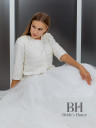 Wedding raincoat with buttons "Alice"
