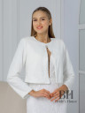 Wedding coat with long sleeves "Anastasia"