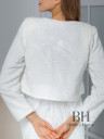 Wedding coat with long sleeves "Anastasia"