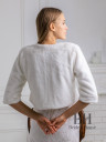 Wedding coat with 3/4 sleeves "Karina"