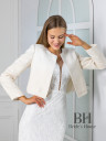 Cashmere wedding coat with sleeves "Tamila"