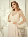 Evening dress with boho cape "Amy"