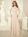 Evening dress with chiffon cape "Amy"