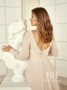 Evening dress with chiffon cape "Amy"