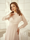 Evening dress with chiffon cape "Amy"