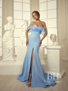 Evening dress to the floor with straps "Angel"