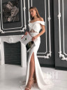 Evening dress with a slit «Diona»