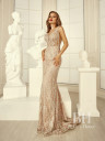 Bright evening mermaid dress "Goldy"