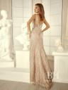 Bright evening mermaid dress "Goldy"
