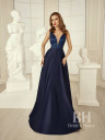 Evening dress with satin skirt "Jasmin"