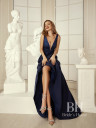 Evening dress with satin skirt "Jasmin"
