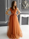 Evening satin dress «Lika»