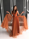 Evening satin dress «Lika»