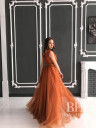 Evening satin dress «Lika»