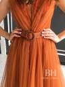 Evening satin dress «Lika»