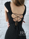 Evening dress with a slit «Loran»