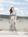 Long chiffon evening dress «Merian»