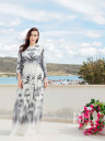 Long chiffon evening dress «Merian»