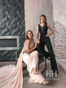 Evening jumpsuit with a train «Milana»