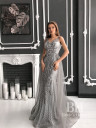 Evening dress with a train «Milena»