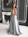 Evening satin dress «Tori»