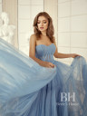Evening dress with open top "Zemfira"