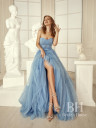 Evening dress with open top "Zemfira"