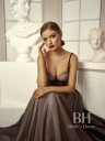 Modern evening dress with sequins "Dantella"