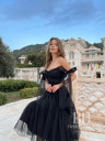 Evening dress with bows "Zemfira short"