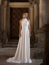 Wedding dress with open back "Ava"