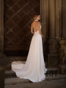 Wedding dress with open back "Ava"