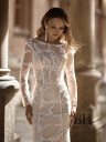 Mermaid wedding dress with long sleeves "Christa"