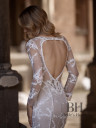 Mermaid wedding dress with long sleeves "Christa"