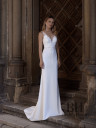 Wedding dress with transparent straps "Miriam"