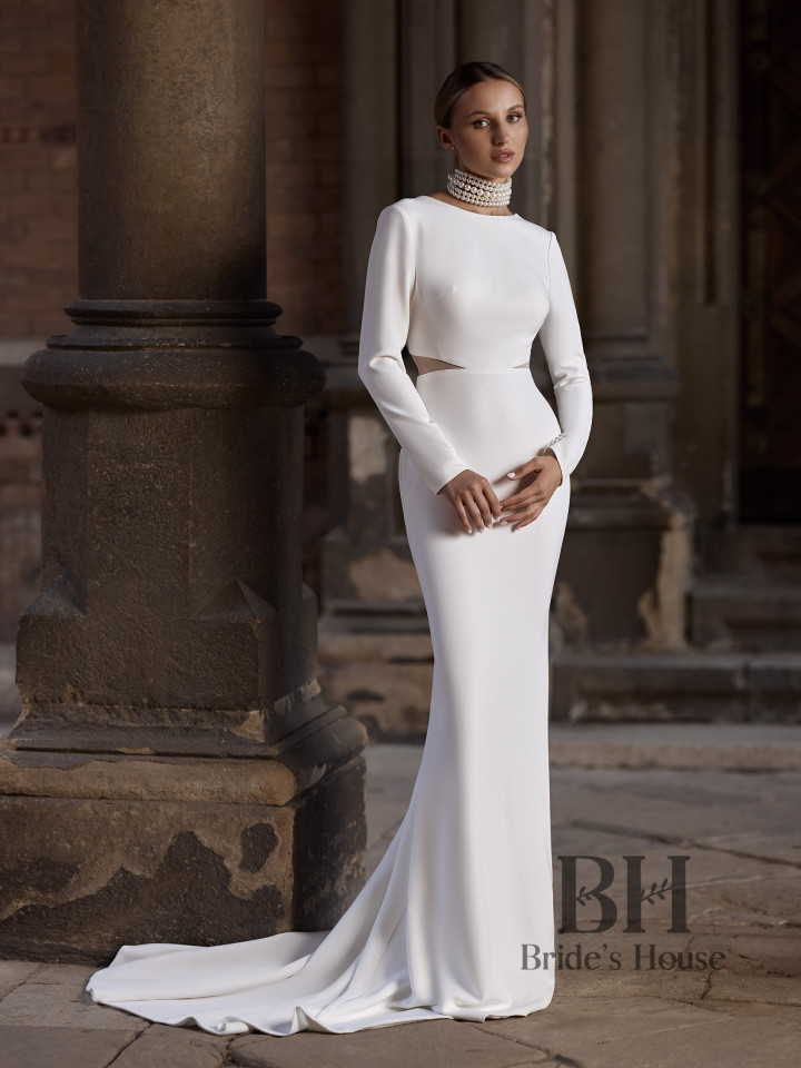 Wedding dress with appliqués "Rene"