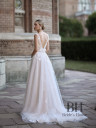 Elegant wedding dress with straps "Violet"