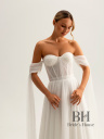 Elegant wedding dress made of euromesh "EVIANA"