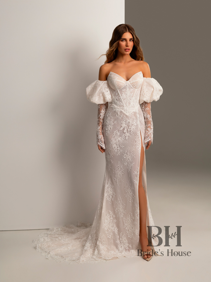 Lace wedding dress "FRESIA"