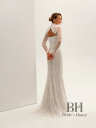 Transformer wedding dress with removable train "GLOVER"