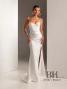 Stylish wedding dress with cape "INGA"