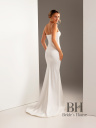 Stylish wedding dress with cape "INGA"