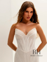Delicate wedding dress with a light bolero "MARYGOLD"