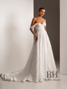Wedding dress made of printed fabric "MELANY"