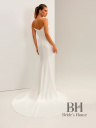 Wedding dress with slit "NORA"