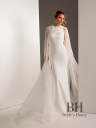 Wedding dress with cape "PIXIE"