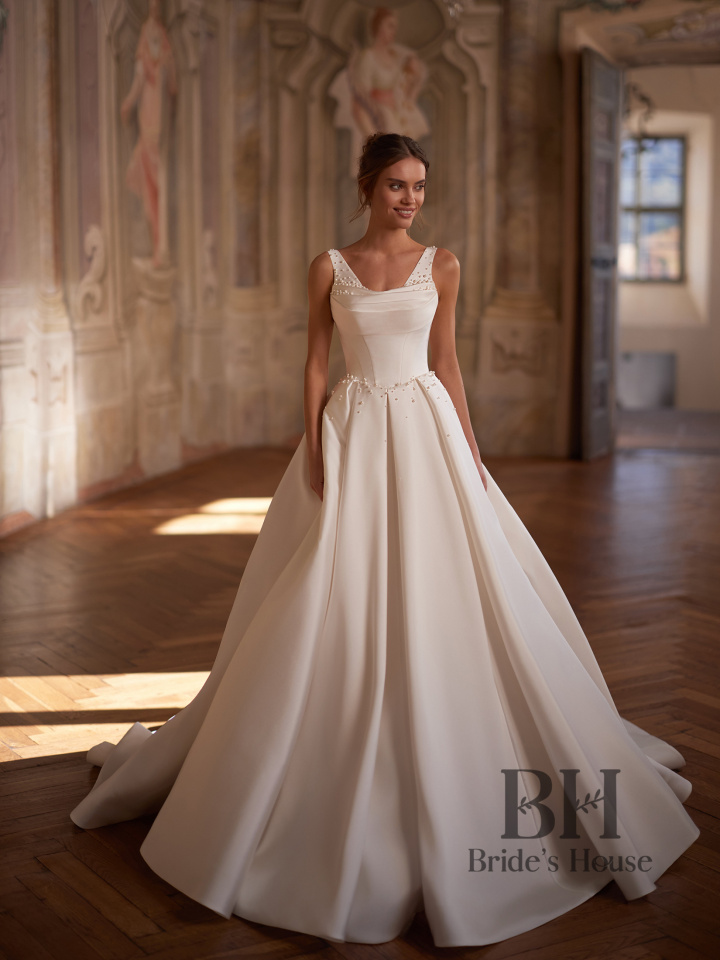 Mikado wedding dress "Amaris"