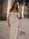 Wedding dress with shimmering decor "Bonnie"