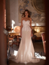 Luxurious wedding dress with cape "Elian"